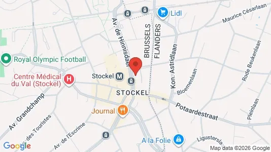 Apartments for rent i Brussels Sint-Pieters-Woluwe - kort over placeringen