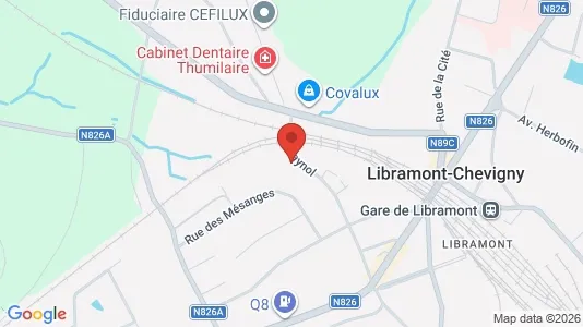 Apartments for rent i Libramont-Chevigny - kort over placeringen
