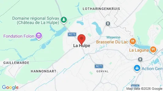 Houses for rent i Terhulpen - kort over placeringen