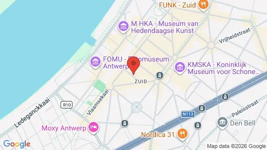 Apartments for rent i Stad Antwerp - kort over placeringen