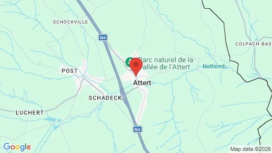 Apartments for rent i Attert - kort over placeringen