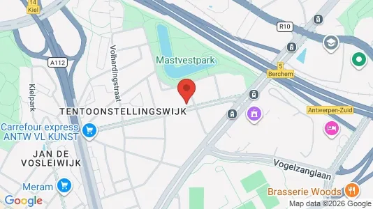 Apartments for rent i Stad Antwerp - kort over placeringen