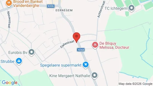 Apartments for rent i Ichtegem - kort over placeringen