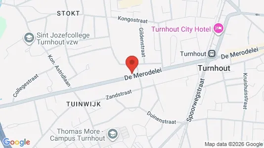 Apartments for rent i Turnhout - kort over placeringen