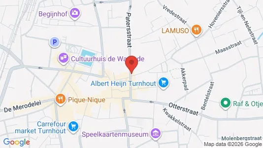 Apartments for rent i Turnhout - kort over placeringen
