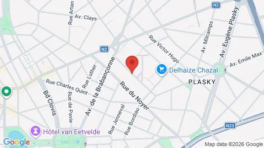 Apartments for rent i Brussels Schaarbeek - kort over placeringen