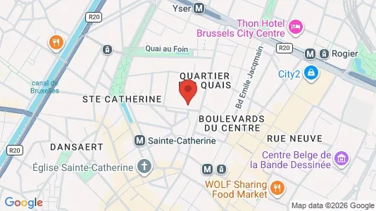 Apartments for rent i Stad Brussel - kort over placeringen