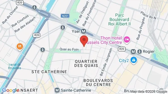 Apartments for rent i Stad Brussel - kort over placeringen