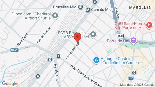 Apartments for rent i Brussels Sint-Gillis - kort over placeringen