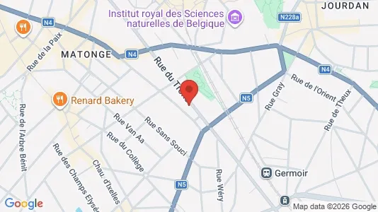 Apartments for rent i Brussels Elsene - kort over placeringen