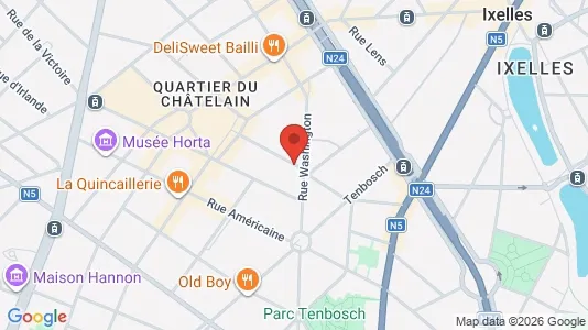Apartments for rent i Brussels Elsene - kort over placeringen