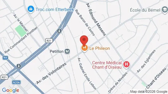 Apartments for rent i Brussels Etterbeek - kort over placeringen