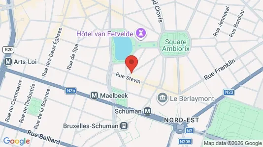 Apartments for rent i Stad Brussel - kort over placeringen