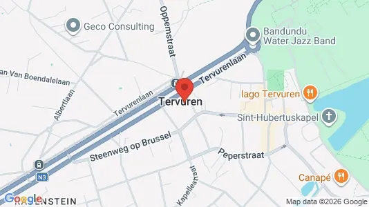 Apartments for rent i Tervuren - kort over placeringen