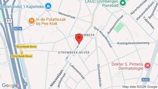 Apartments for rent i Grimbergen - kort over placeringen