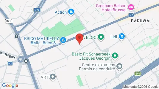 Apartments for rent i Brussels Schaarbeek - kort over placeringen