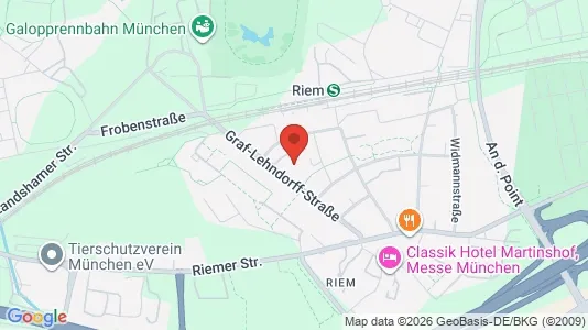 Apartments for rent i Munich Trudering-Riem - kort over placeringen