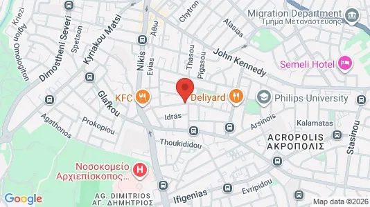 Apartments for rent i Nicosia Strovolos - kort over placeringen