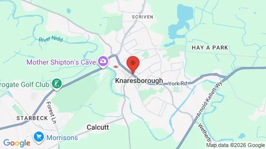 Apartments for rent i Knaresborough - North Yorkshire - kort over placeringen