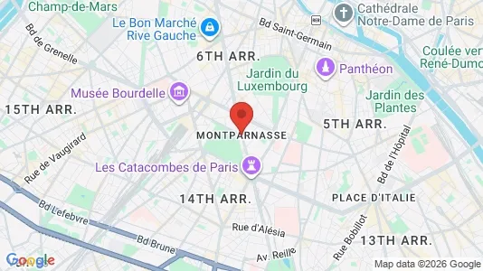 Rooms for rent in Paris 14ème arrondissement - Montparnasse - Photo from Google Street View