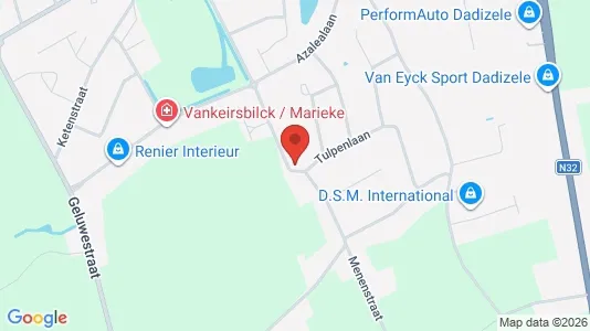 Apartments for rent i Moorslede - kort over placeringen