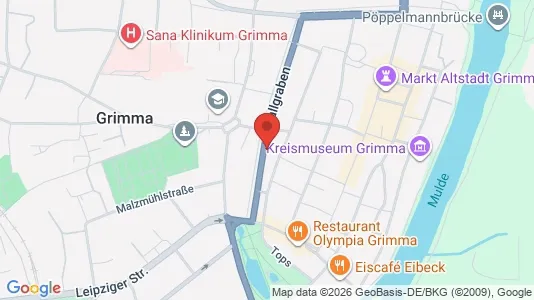 Apartments for rent i Leipzig - kort over placeringen