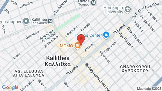 Apartments for rent i Kallithea - kort over placeringen
