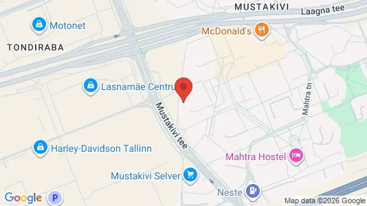 Apartments for rent i Tallinn Lasnamäe - kort over placeringen