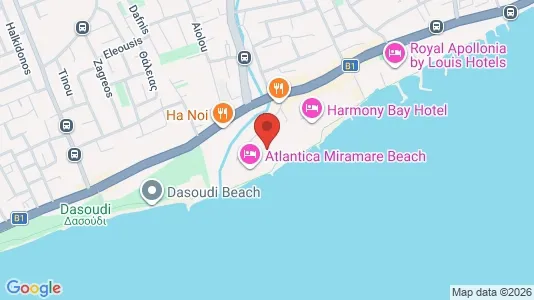 Apartments for rent i Limassol - kort over placeringen