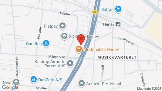 Apartments for rent i Herlev - kort over placeringen