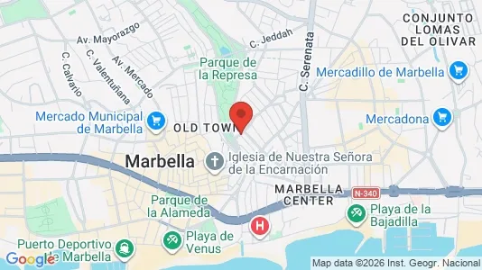 Apartments for rent i Marbella - kort over placeringen
