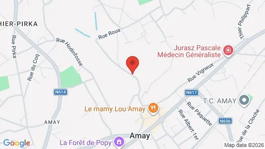 Apartments for rent i Amay - kort over placeringen