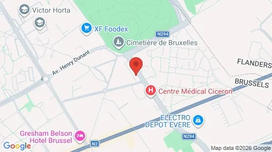 Apartments for rent i Brussels Evere - kort over placeringen
