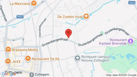 Apartments for rent i Zottegem - kort over placeringen