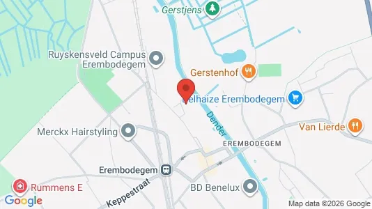 Apartments for rent i Aalst - kort over placeringen