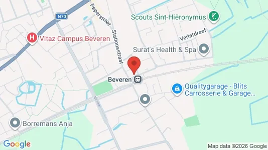 Apartments for rent i Beveren - kort over placeringen