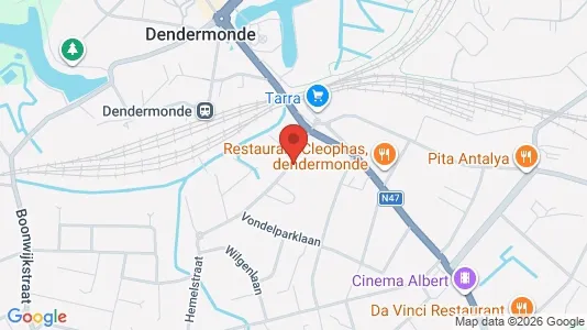 Apartments for rent i Dendermonde - kort over placeringen