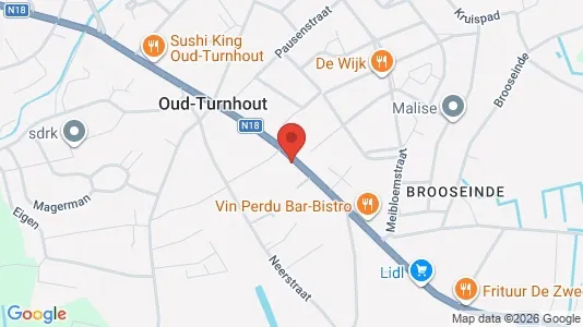 Apartments for rent i Oud-Turnhout - kort over placeringen
