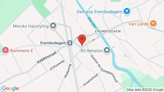 Apartments for rent i Aalst - kort over placeringen