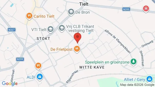 Apartments for rent i Tielt - kort over placeringen