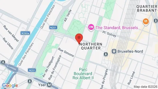Apartments for rent i Stad Brussel - kort over placeringen