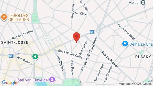 Apartments for rent i Stad Brussel - kort over placeringen