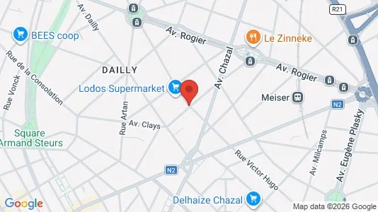 Apartments for rent i Brussels Schaarbeek - kort over placeringen