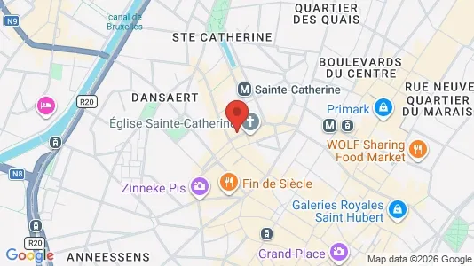 Apartments for rent i Stad Brussel - kort over placeringen