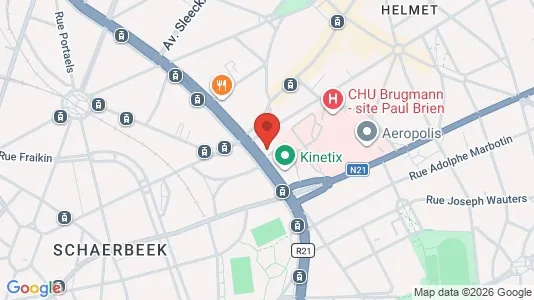 Apartments for rent i Brussels Schaarbeek - kort over placeringen