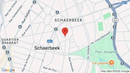 Apartments for rent i Brussels Schaarbeek - kort over placeringen