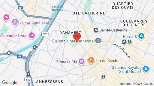 Apartments for rent i Stad Brussel - kort over placeringen