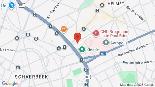 Apartments for rent i Brussels Schaarbeek - kort over placeringen