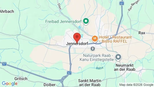 Apartments for rent i Jennersdorf - kort over placeringen