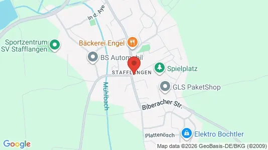 Apartments for rent i Biberach - kort over placeringen